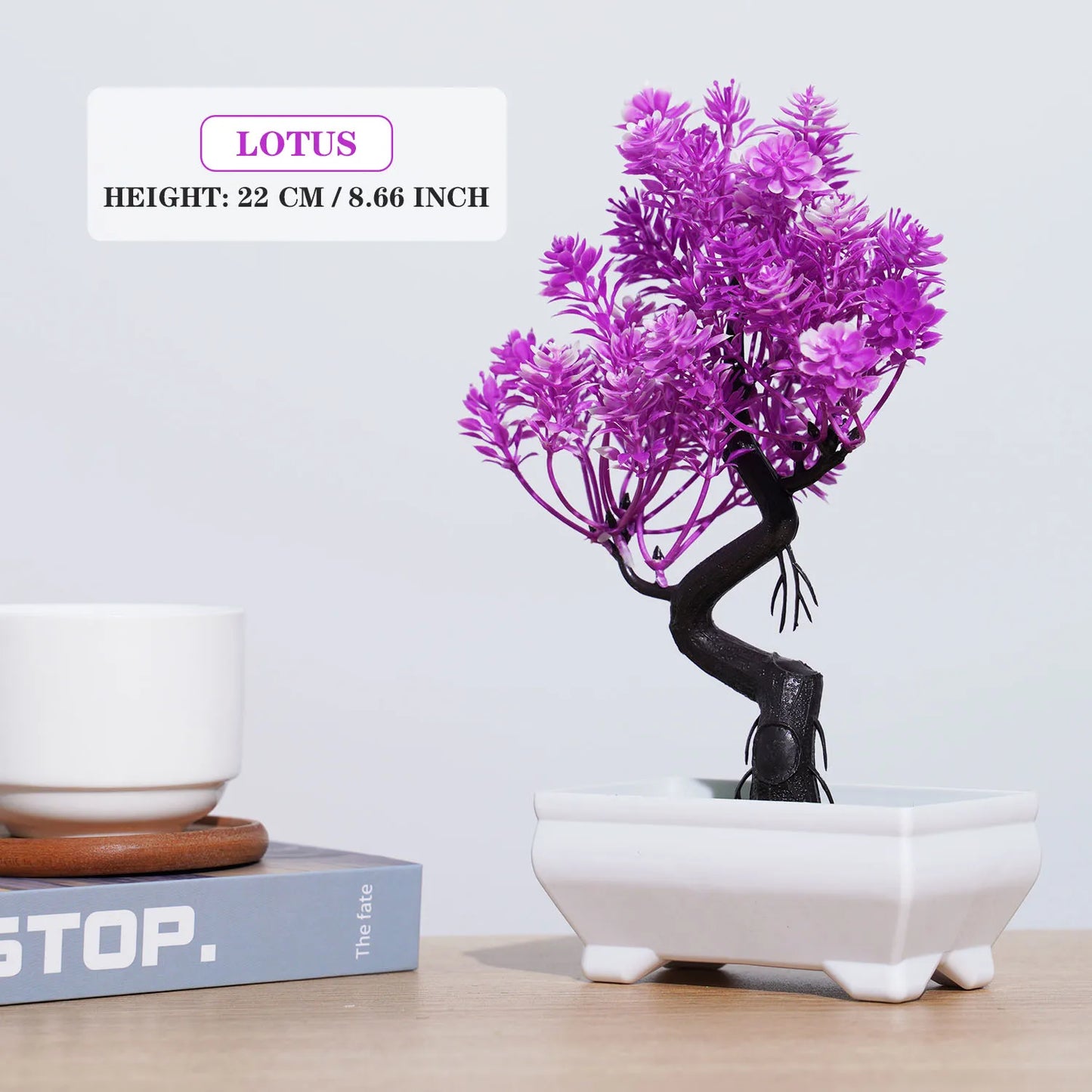 Artificial Bonsai Tree - Lifelike Decor for Home & Garden