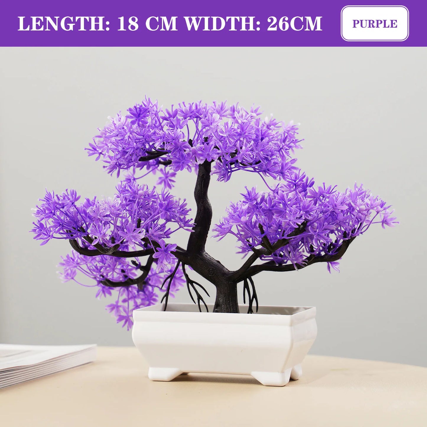 Artificial Bonsai Tree - Lifelike Decor for Home & Garden