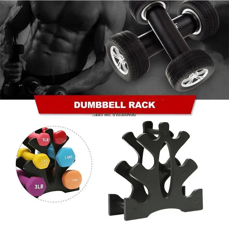 Dumbbell Storage Rack 3-Tier for Home Gym