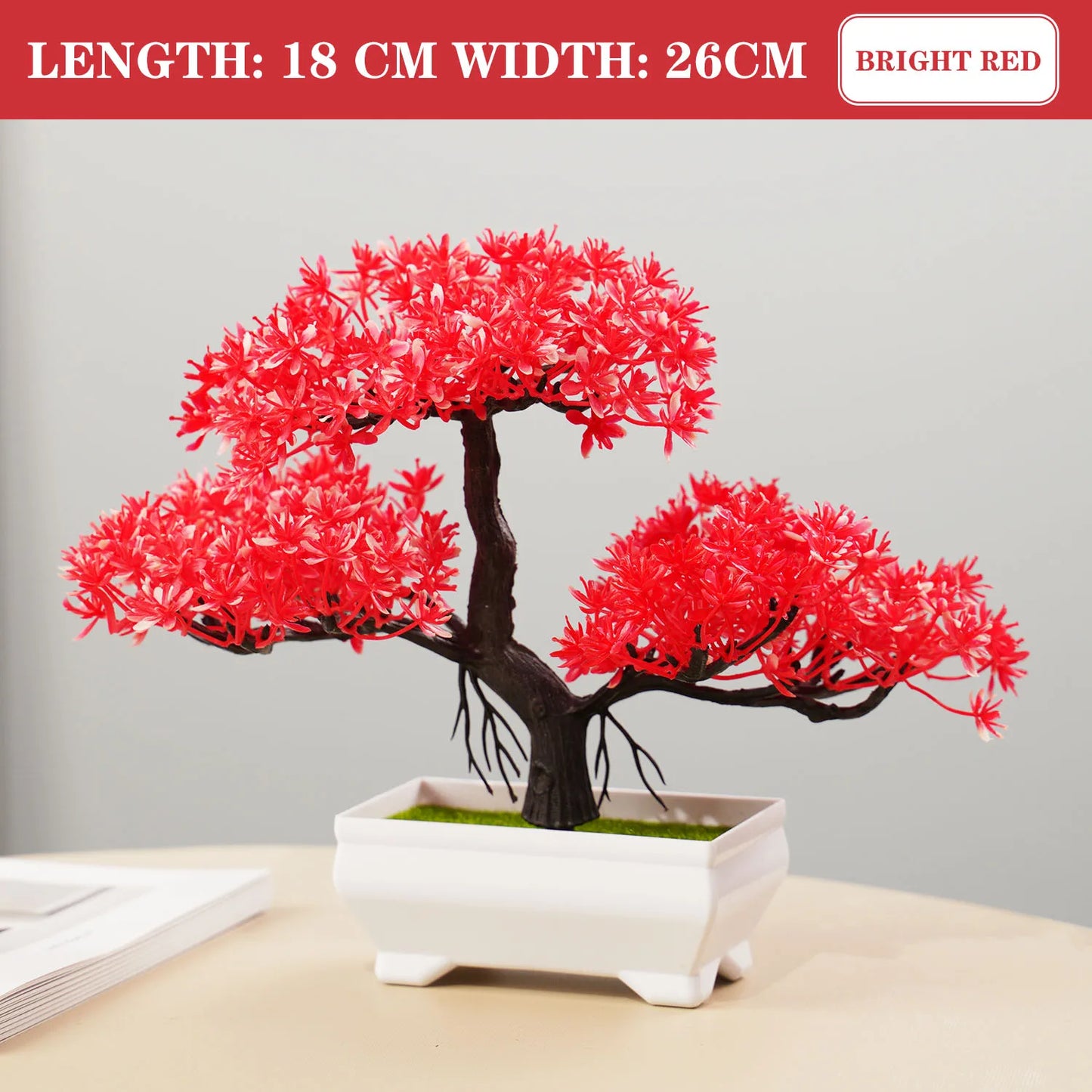 Artificial Bonsai Tree - Lifelike Decor for Home & Garden