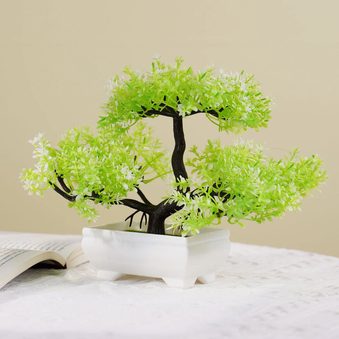 Artificial Bonsai Tree - Lifelike Decor for Home & Garden