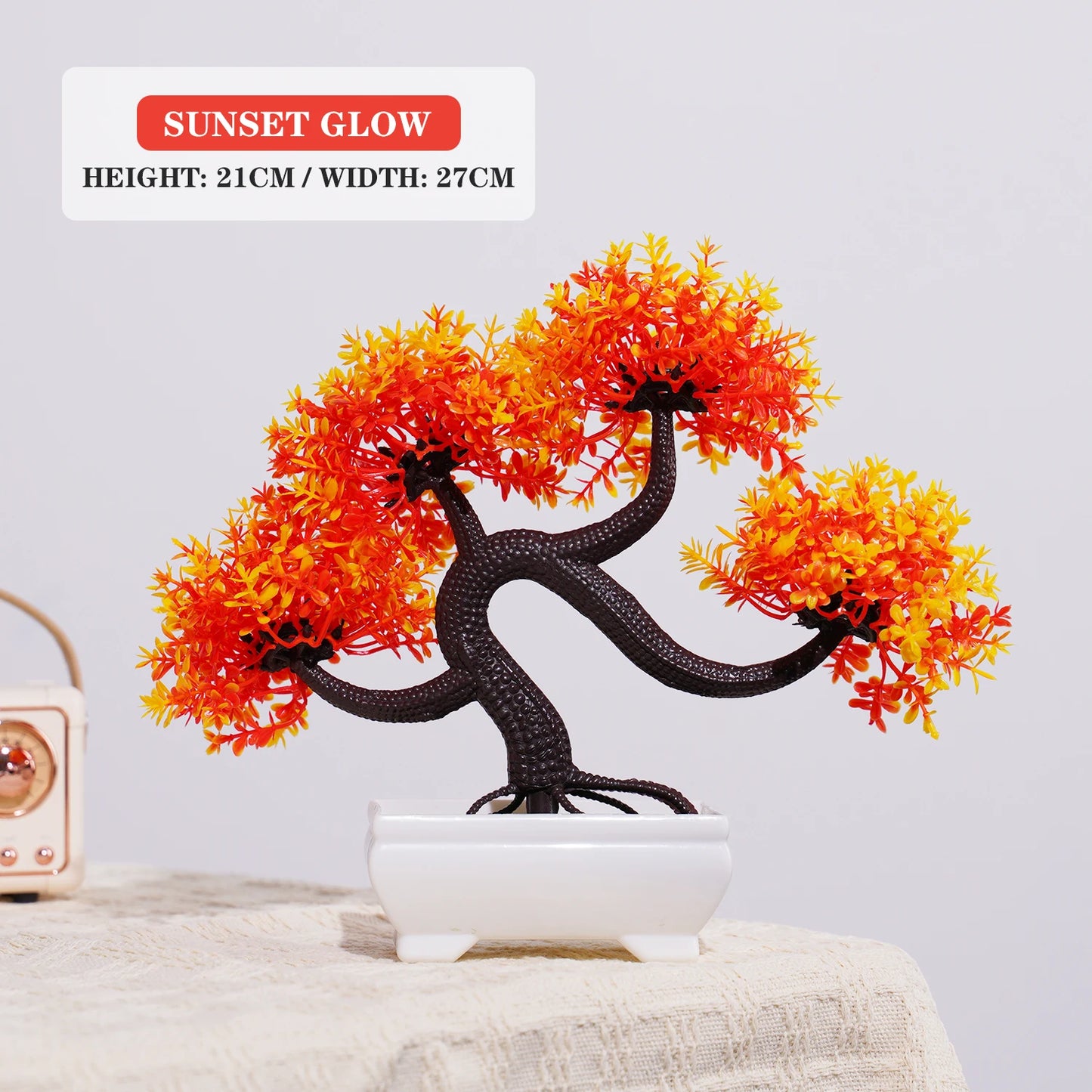 Artificial Bonsai Tree - Lifelike Decor for Home & Garden