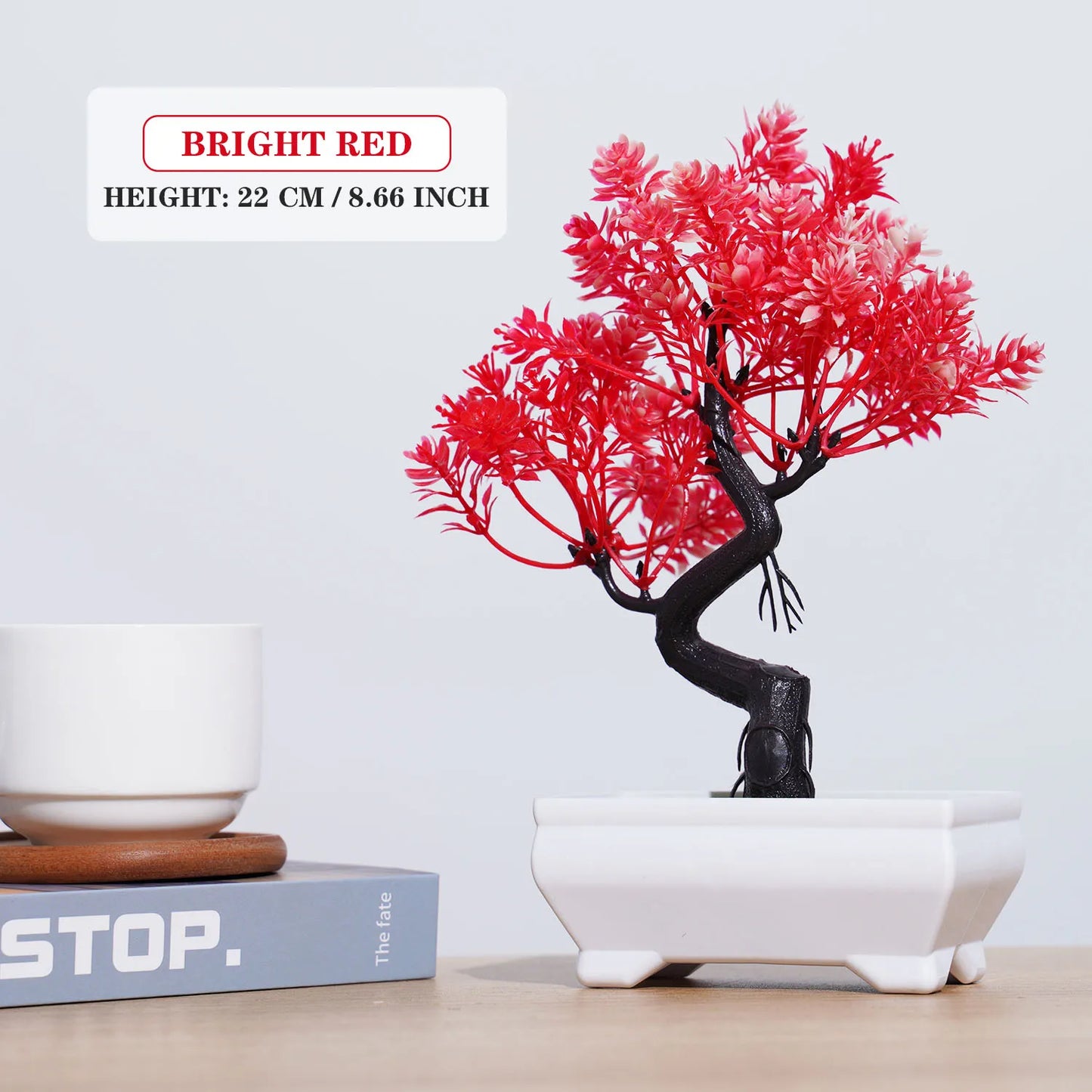Artificial Bonsai Tree - Lifelike Decor for Home & Garden