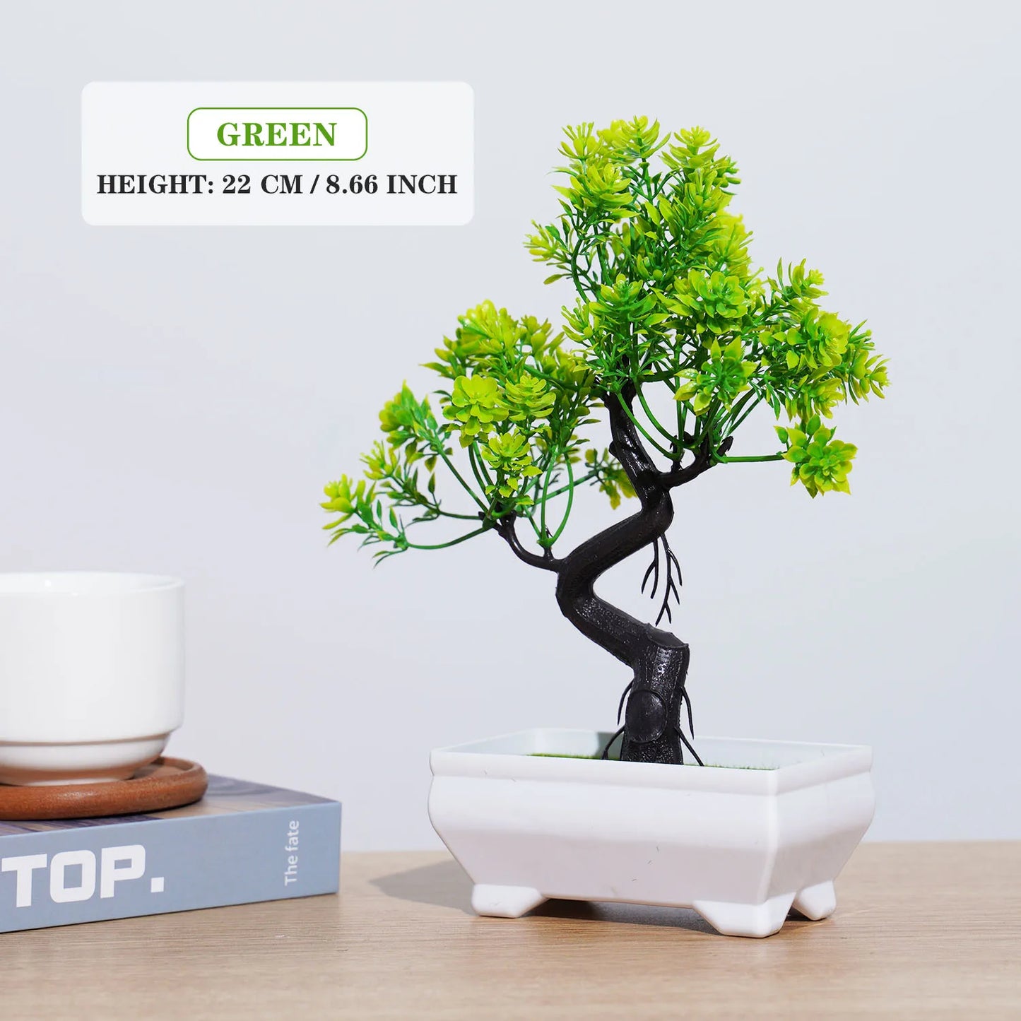 Artificial Bonsai Tree - Lifelike Decor for Home & Garden