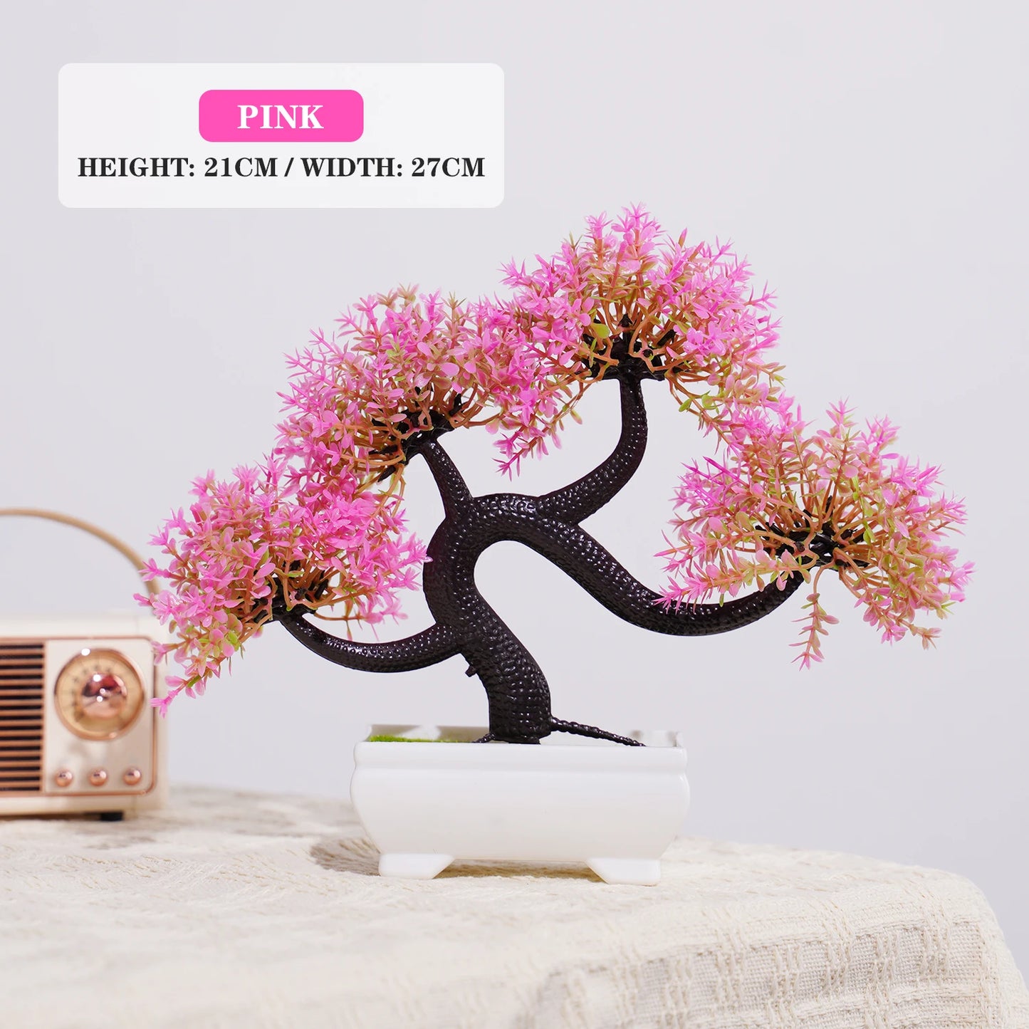 Artificial Bonsai Tree - Lifelike Decor for Home & Garden