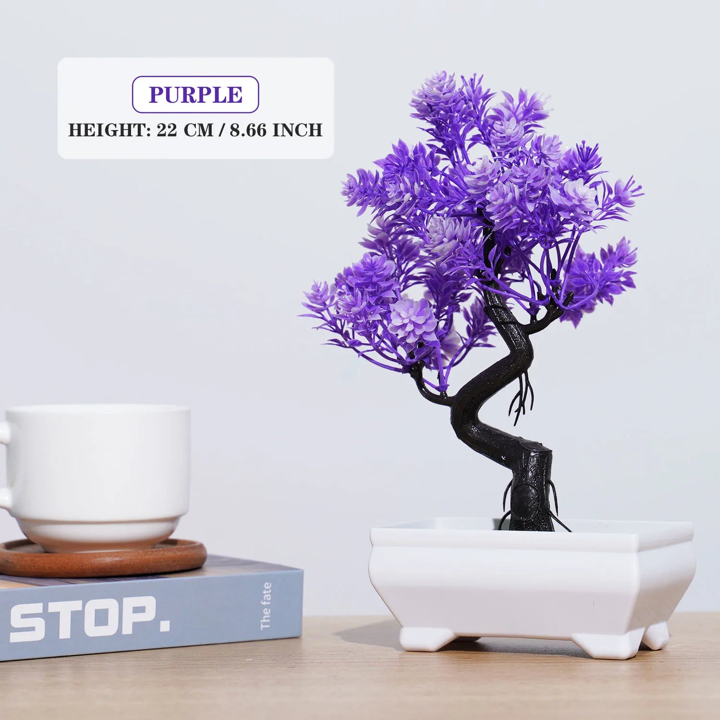 Artificial Bonsai Tree - Lifelike Decor for Home & Garden
