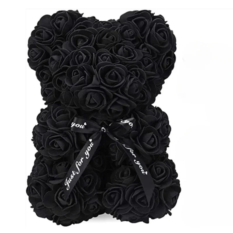 Artificial Rose Teddy Bear - Perfect Gift for Mom 2024