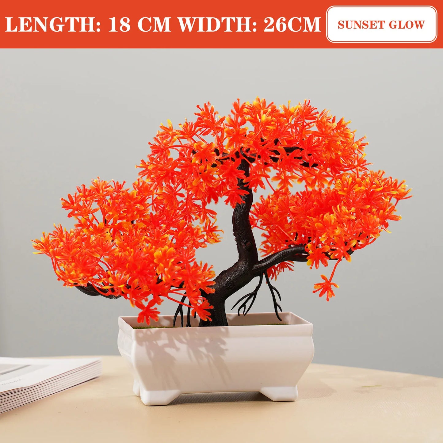 Artificial Bonsai Tree - Lifelike Decor for Home & Garden
