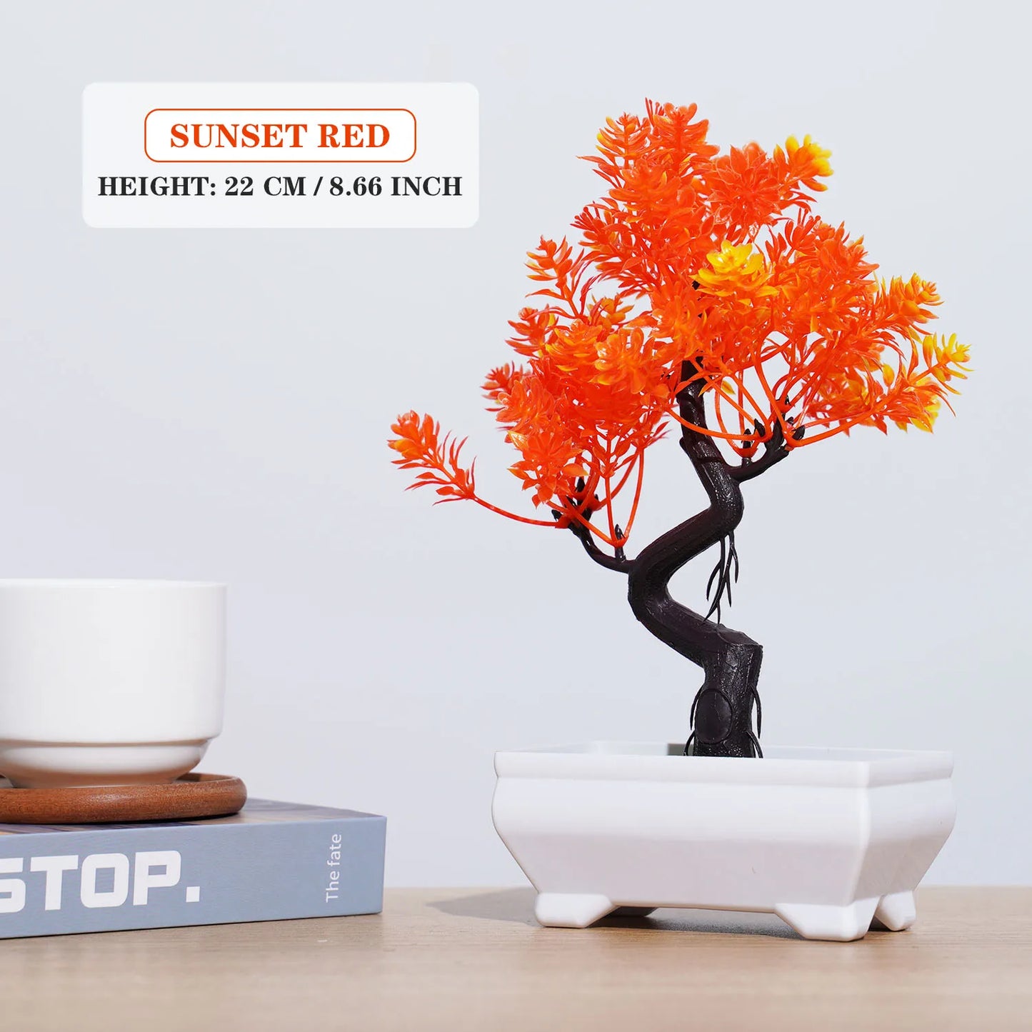 Artificial Bonsai Tree - Lifelike Decor for Home & Garden