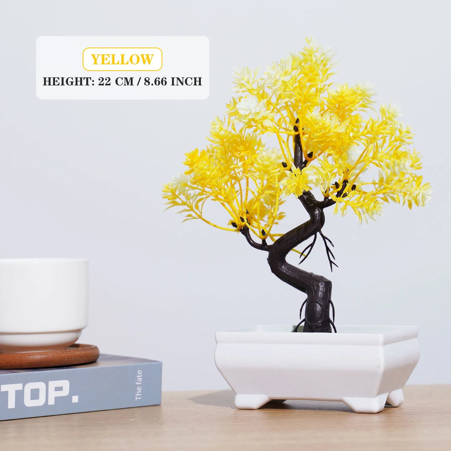 Artificial Bonsai Tree - Lifelike Decor for Home & Garden