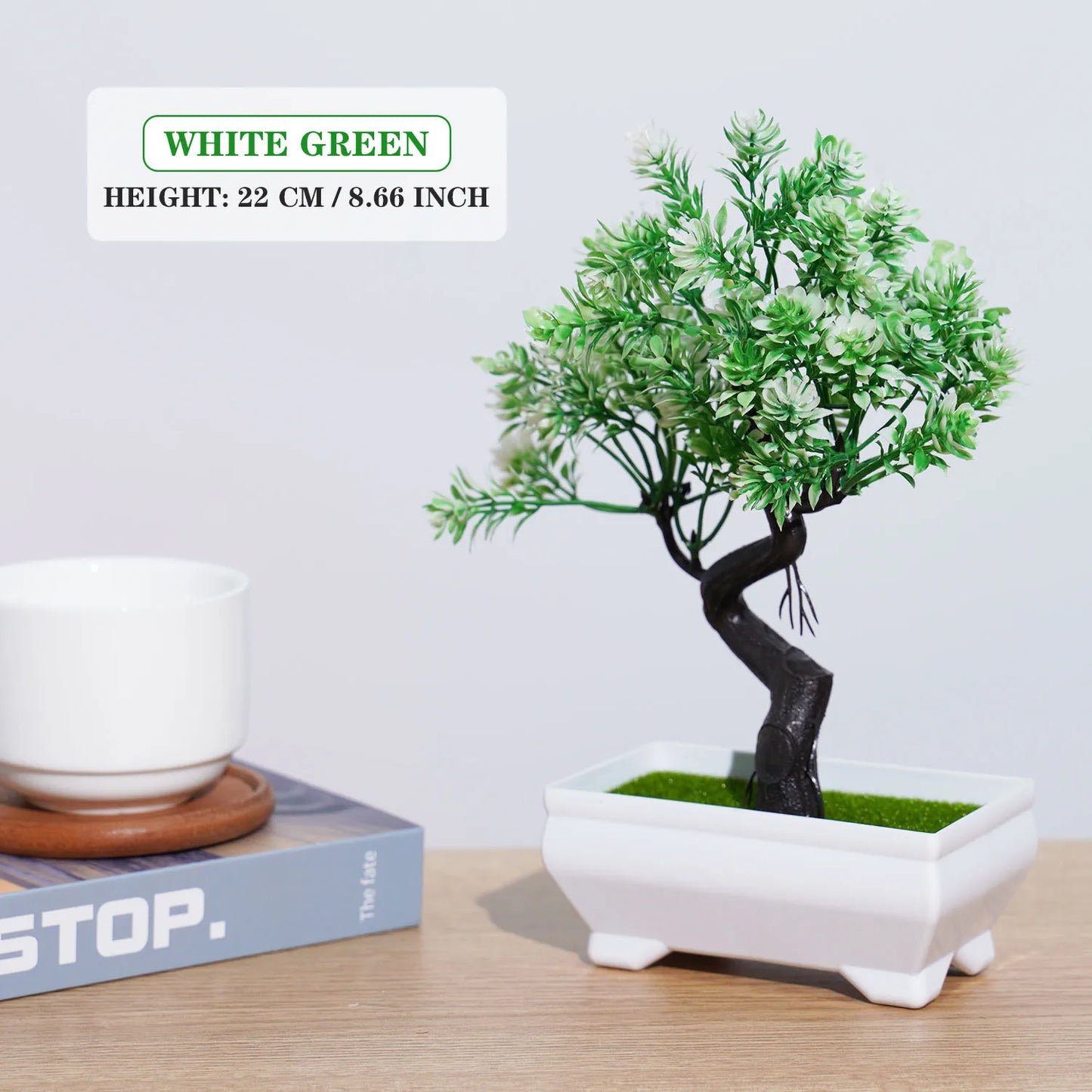 Artificial Bonsai Tree - Lifelike Decor for Home & Garden