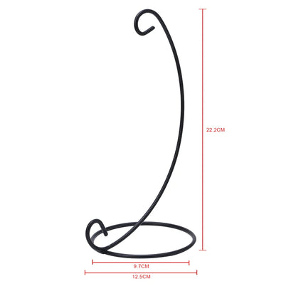 Metal Iron Hanging Plant Stand - Garden Decor Holder