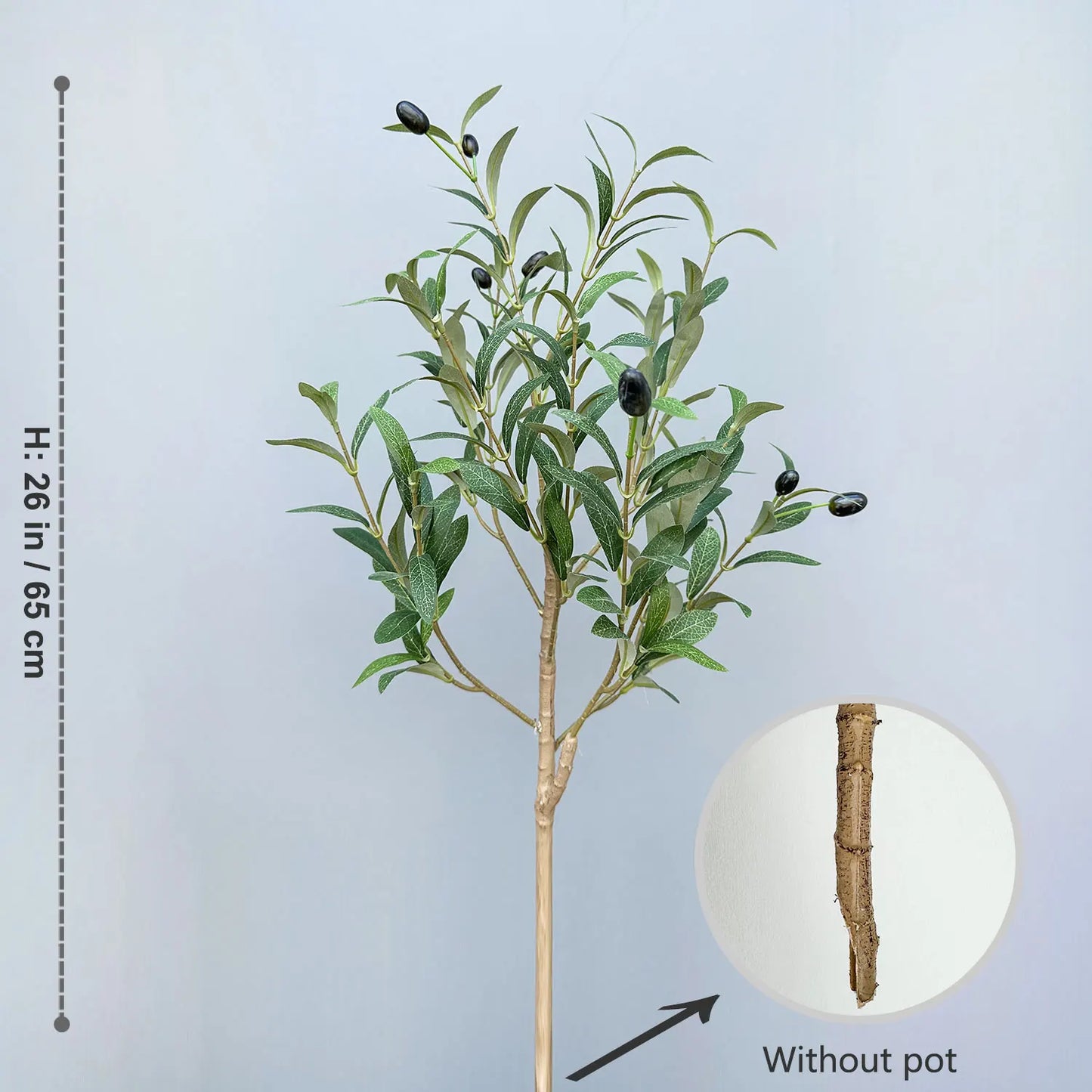 Artificial Olive Tree 65-200CM - Indoor Home Decor