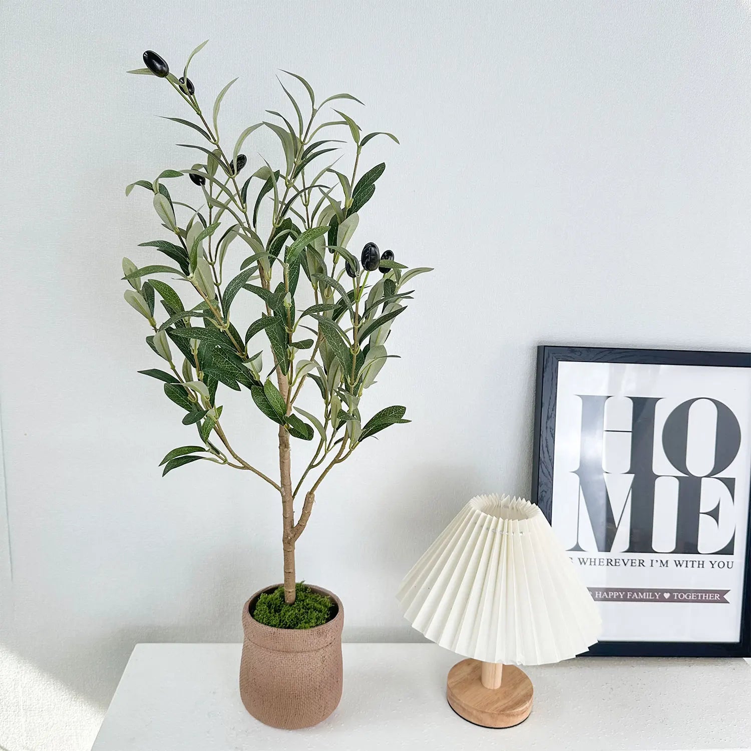 Artificial Olive Tree 65-200CM - Indoor Home Decor