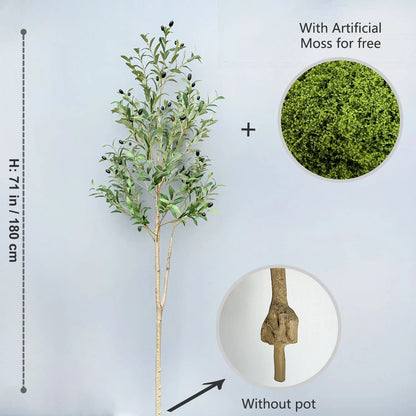 Artificial Olive Tree 65-200CM - Indoor Home Decor