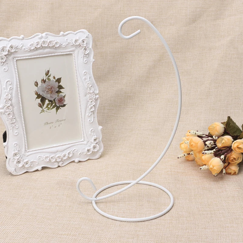 Metal Iron Hanging Plant Stand - Garden Decor Holder