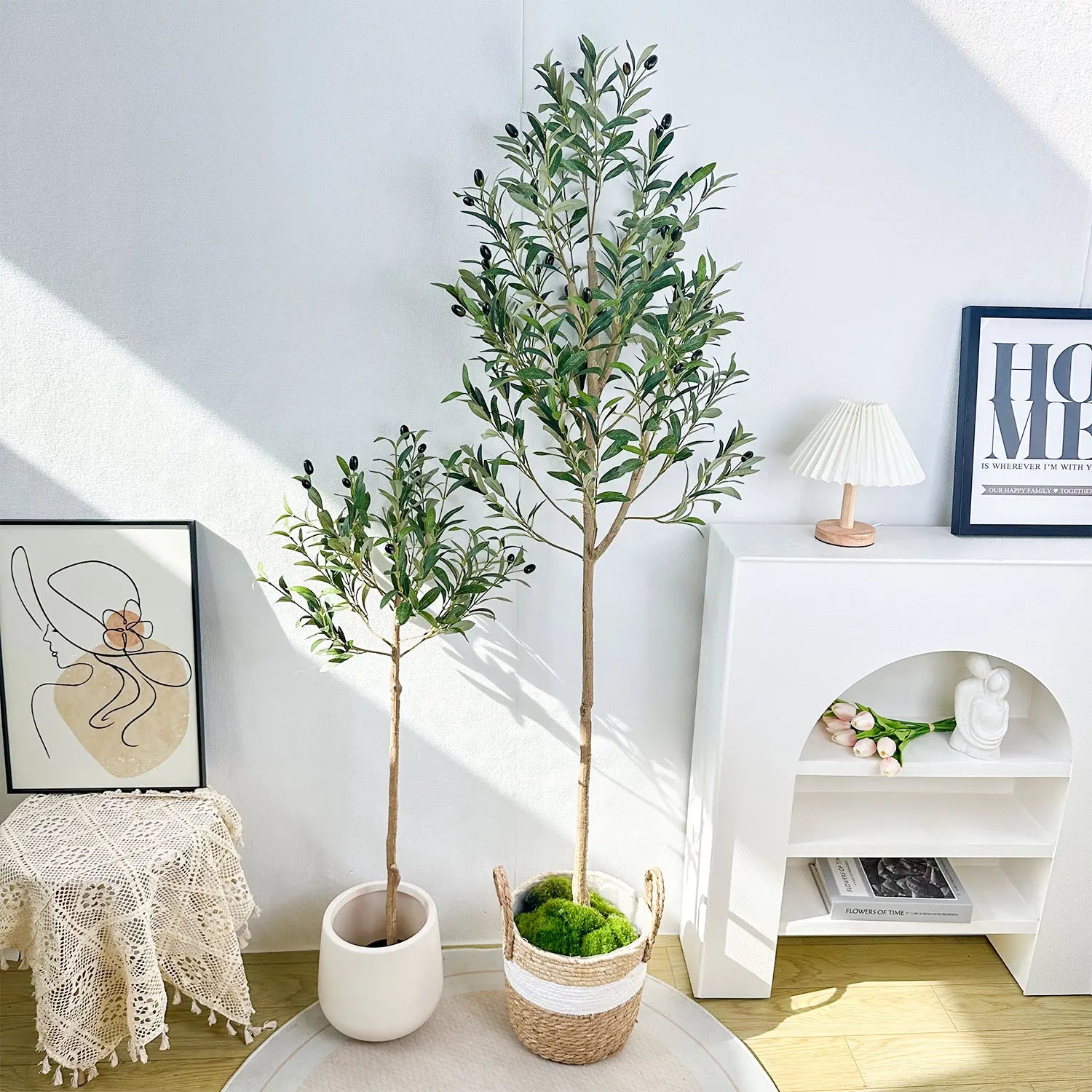 Artificial Olive Tree 65-200CM - Indoor Home Decor