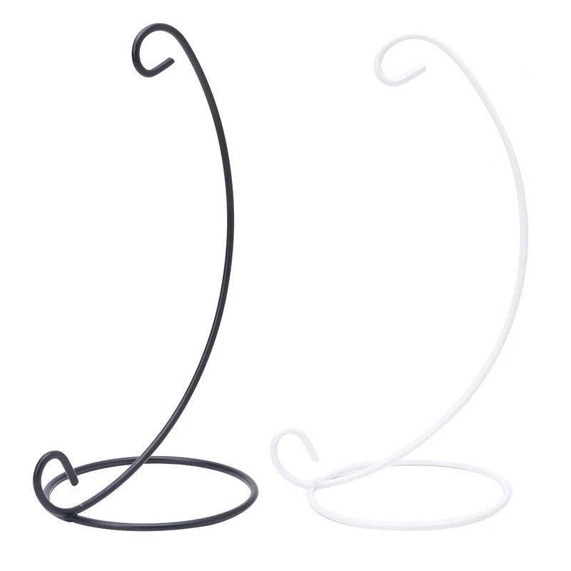 Metal Iron Hanging Plant Stand - Garden Decor Holder
