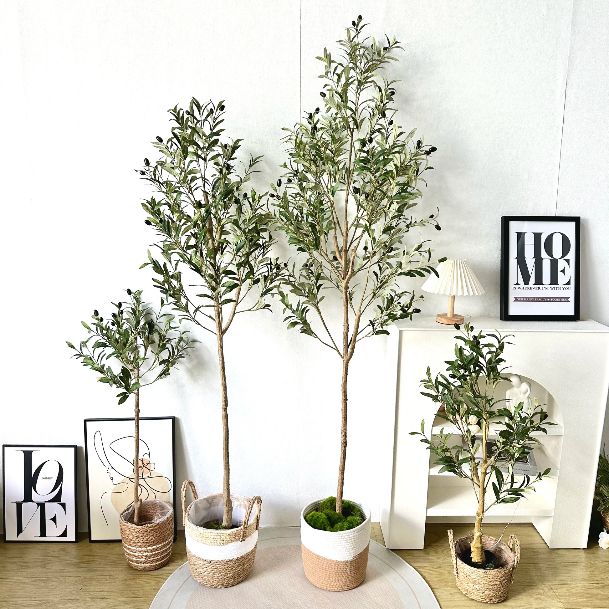 Artificial Olive Tree 65-200CM - Indoor Home Decor