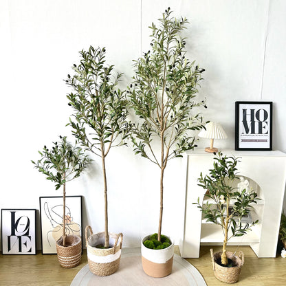 Artificial Olive Tree 65-200CM - Indoor Home Decor